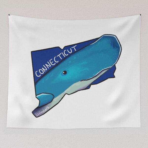 Item preview, Connecticut State Mammal - Sperm Whale designed and sold by littlealiart.