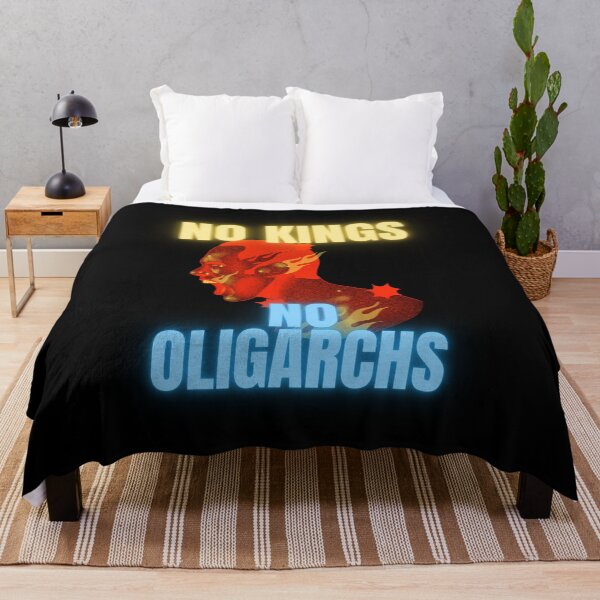 Item preview, no kings no oligarchs designed and sold by TEEJAMBOREE.
