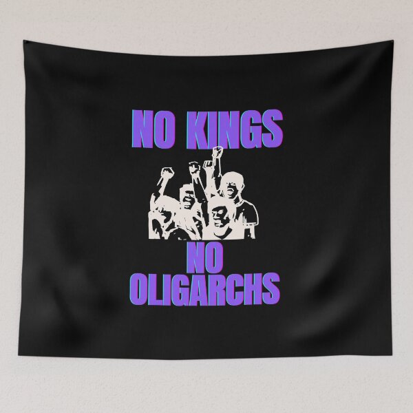 Item preview, no kings no oligarchs designed and sold by TEEJAMBOREE.