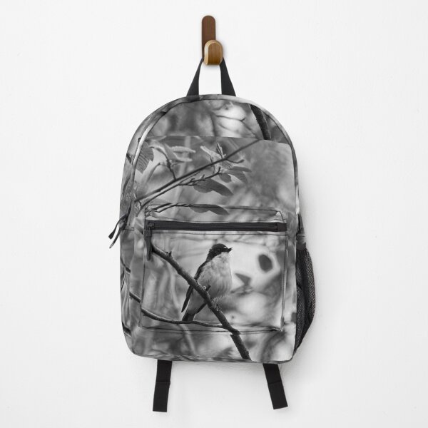 Item preview, In the wind. European pied flycatcher bw designed and sold by Jouko Lehto Photography.