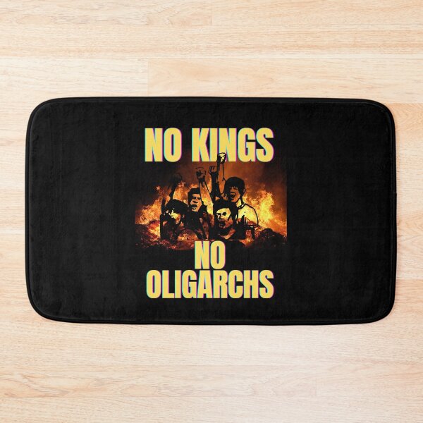 Item preview, no kings no oligarchs designed and sold by TEEJAMBOREE.
