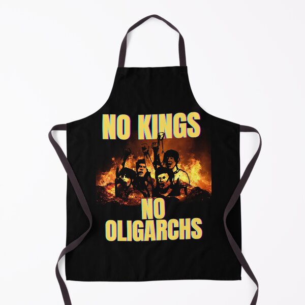 Item preview, no kings no oligarchs designed and sold by TEEJAMBOREE.