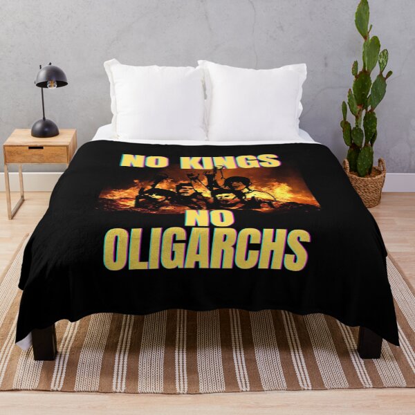 Item preview, no kings no oligarchs designed and sold by TEEJAMBOREE.