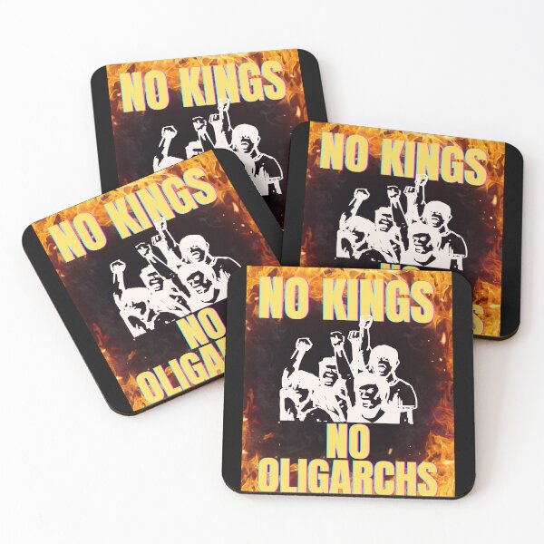 Item preview, no kings no oligarchs designed and sold by TEEJAMBOREE.