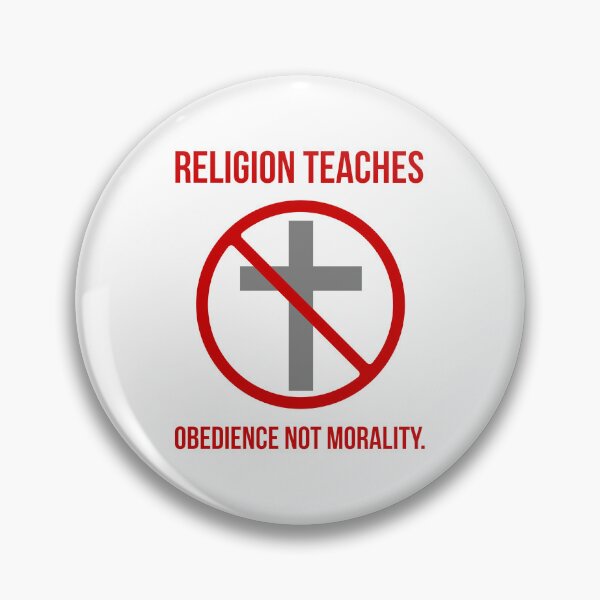 Item preview, Religion teaches obedience not morality.  designed and sold by Rachel the Artist .