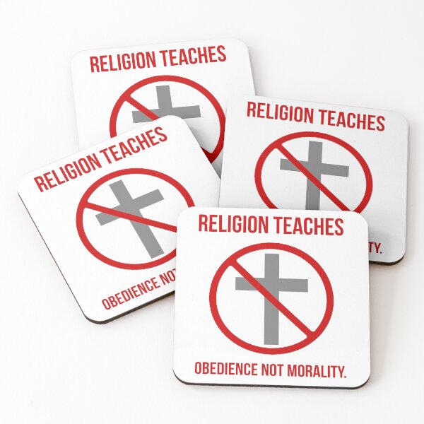 Item preview, Religion teaches obedience not morality.  designed and sold by Rachel the Artist .