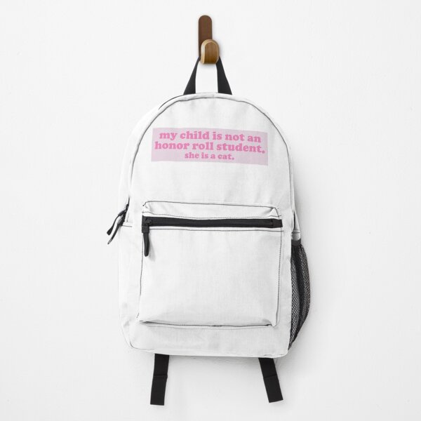 Item preview, my child is not an honor roll student she is a cat funny bumper designed and sold by Jaxym.
