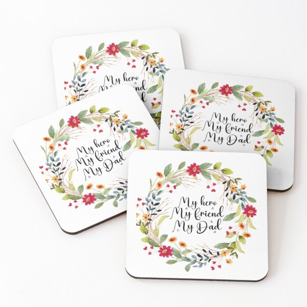 Item preview, My Hero My Friend My Dad Gift For Fathers Day For Dad And For Kids designed and sold by RDRdesign.
