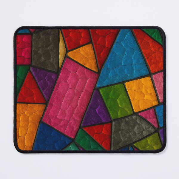 Item preview, Stained Glass Style Geometric Abstract designed and sold by Pacika.