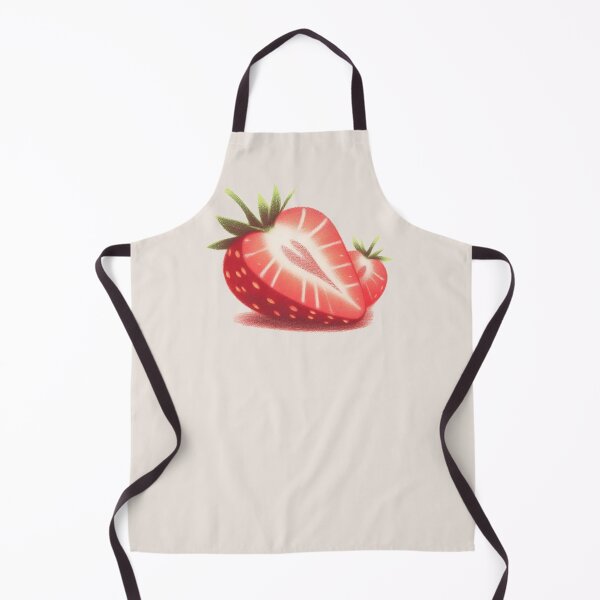 Item preview, Strawberry Halves - Heart - Fruits designed and sold by AmberRoseWrites.