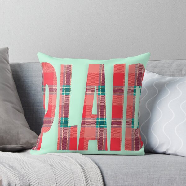 Item preview, Plaid Typography Art designed and sold by AmbientArtCo.