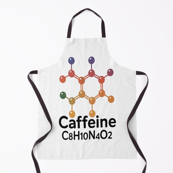 Item preview, Colorful Caffeine Molecule Structure Sticker designed and sold by stylishsketcher.