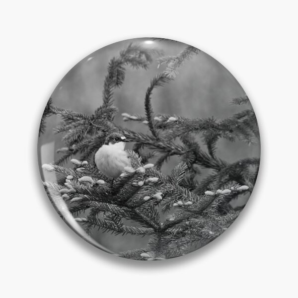 Item preview, Sprucecheck. European pied flycatcher bw designed and sold by Jouko Lehto Photography.