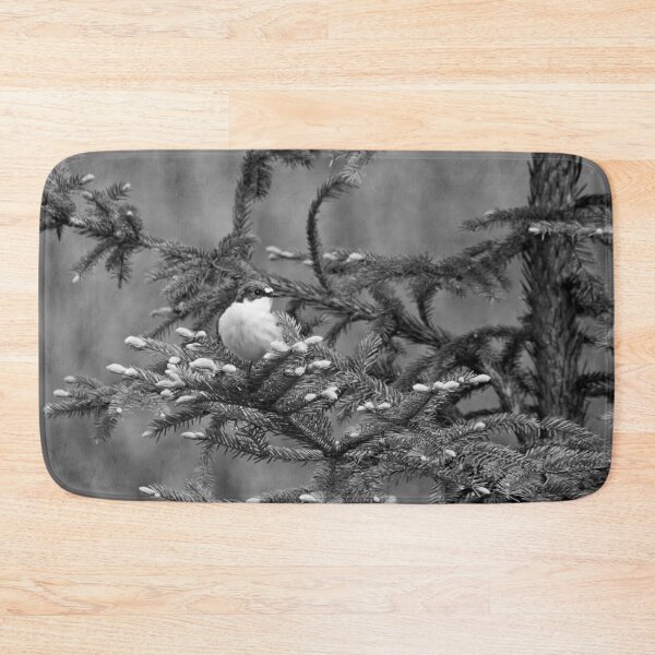 Item preview, Sprucecheck. European pied flycatcher bw designed and sold by Jouko Lehto Photography.