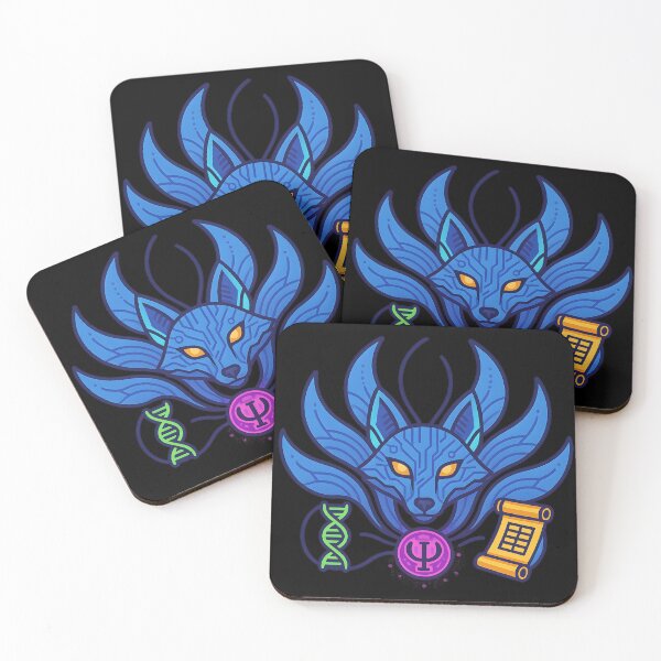Item preview, Cyber-Kitsune Emblem of Knowledge designed and sold by MysticArtisan.