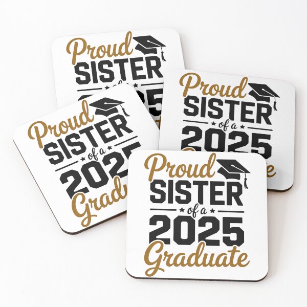 Item preview, Proud Sister of A 2025 Graduate Senior Class Graduation designed and sold by Ledadi.