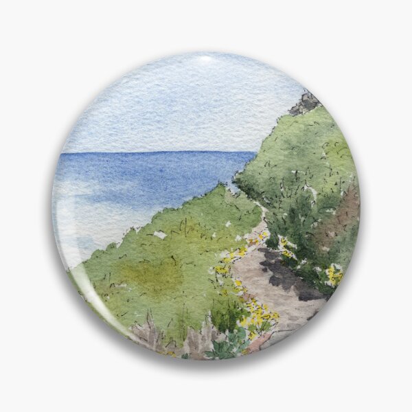 Item preview, Madeira, Portugal PR1 Hike Watercolor Painting designed and sold by srsig designs.