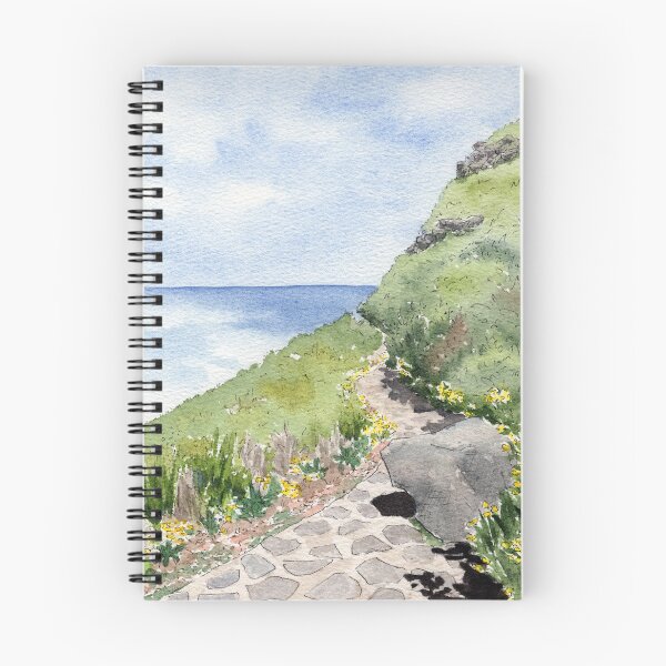 Item preview, Madeira, Portugal PR1 Hike Watercolor Painting designed and sold by srsig designs.