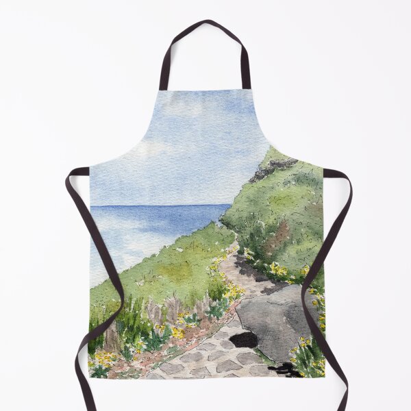 Item preview, Madeira, Portugal PR1 Hike Watercolor Painting designed and sold by srsig designs.
