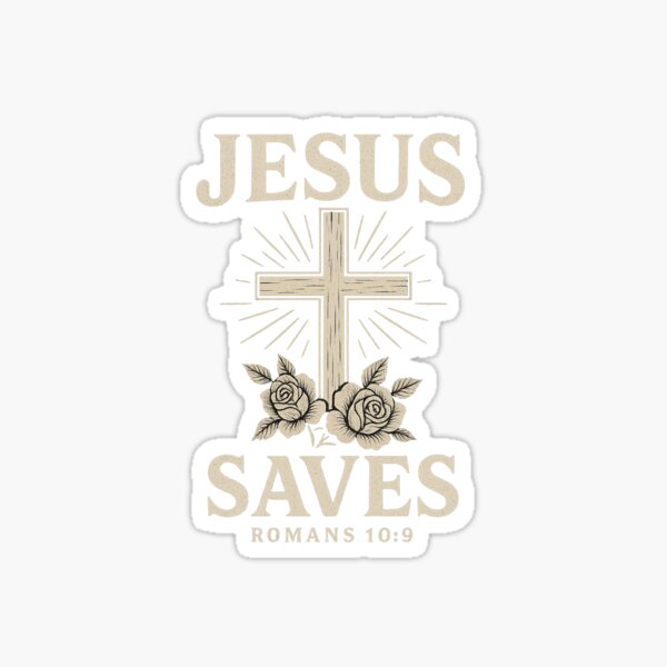 Item preview, Jesus Saves designed and sold by ChrstDsgns.