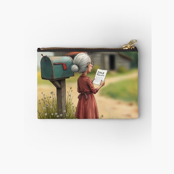 Item preview, Old Lady With DNA Test Result In the Mail designed and sold by Maria Dryfhout.