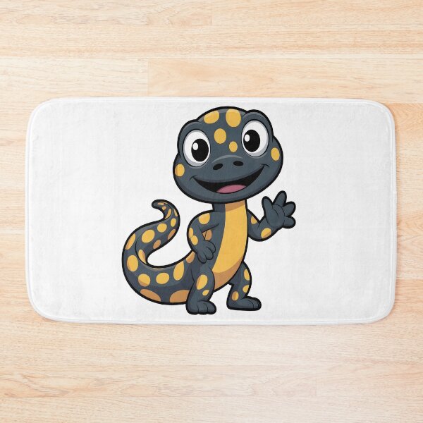 Item preview, Cute Spotted Salamander Cartoon Sticker designed and sold by stylishsketcher.