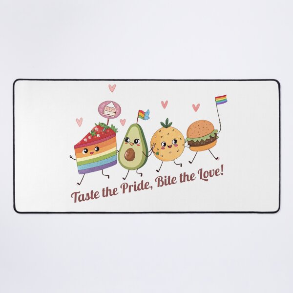 Item preview, Taste the Pride, Bite the Love! – Cute Pride Food Illustration (Pride Month Special) designed and sold by asliberry.