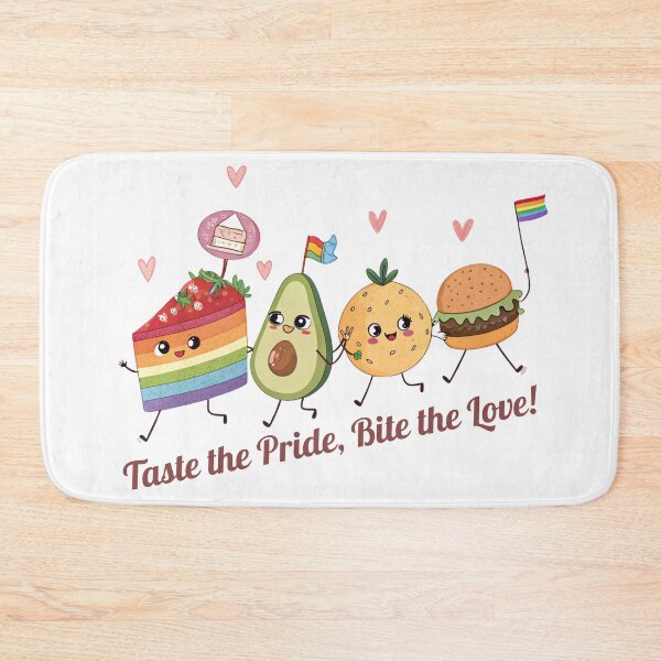 Item preview, Taste the Pride, Bite the Love! – Cute Pride Food Illustration (Pride Month Special)  designed and sold by asliberry.