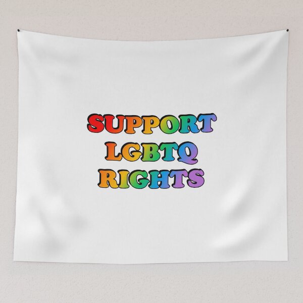 Item preview, Support LGBT Rights rainbow - Pride Allyship designed and sold by Inspirationmotivation.