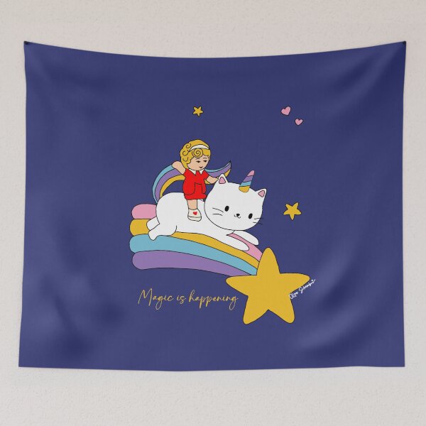 Item preview, Magic is happening polly Olga Schembri designed and sold by Keddmia.