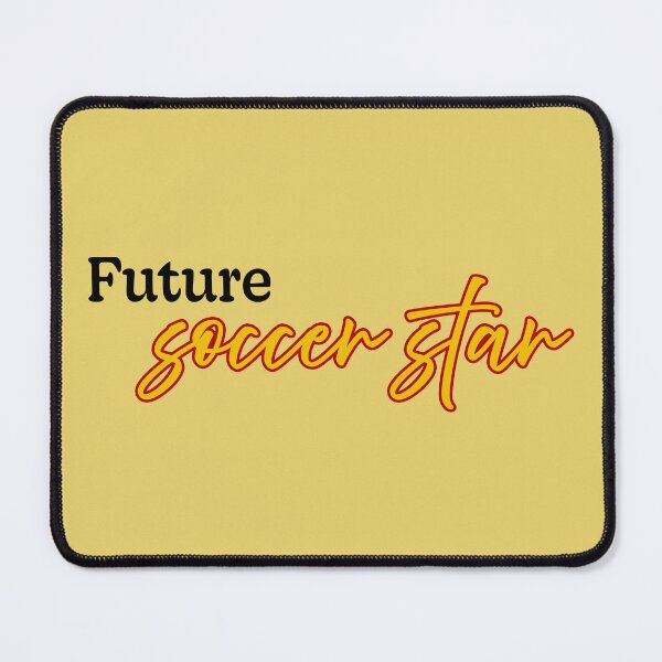 Item preview, Future Soccer Star - Scarlet and Ochre designed and sold by sillyjess.