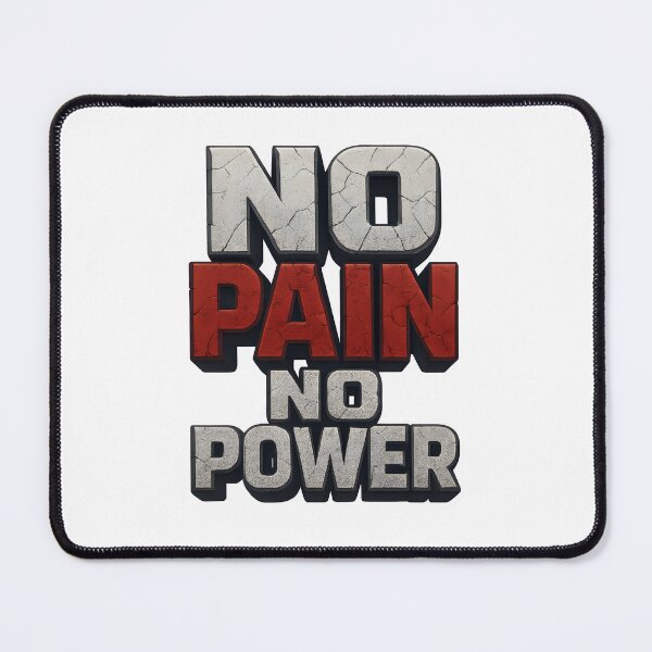 Item preview, No Pain No Power designed and sold by WolfPixelRo.