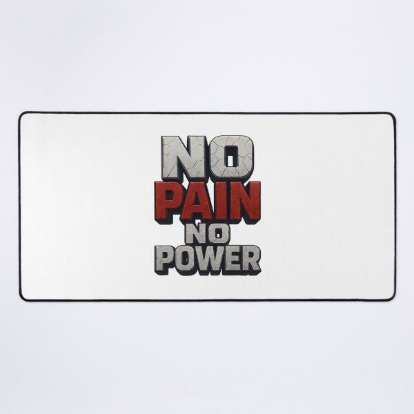 Item preview, No Pain No Power designed and sold by WolfPixelRo.