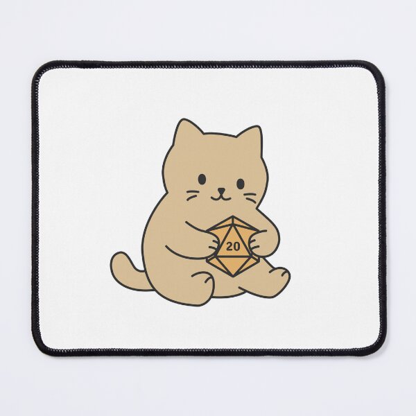 Item preview, Dice Goblin Kitty – Cat Holding a D20 designed and sold by SagaDesignNo.