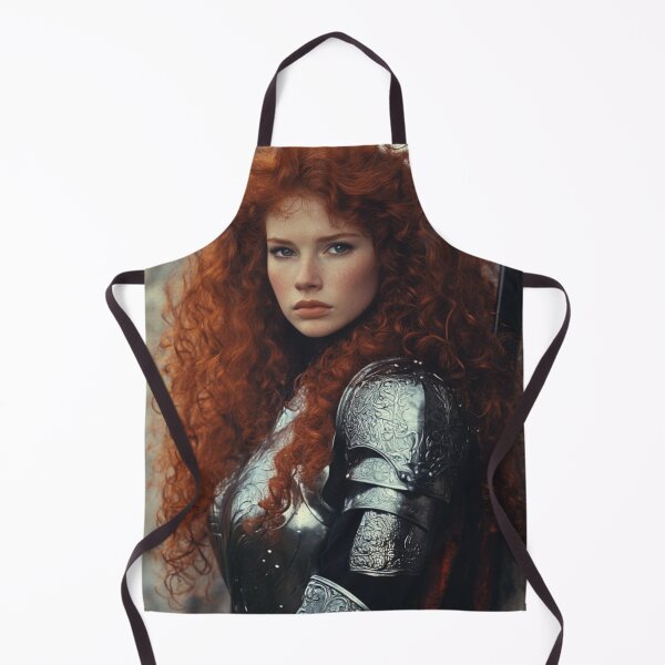 Item preview, Medieval Fantasy Merida Knight Art Print  designed and sold by Jaspersdigitalart.