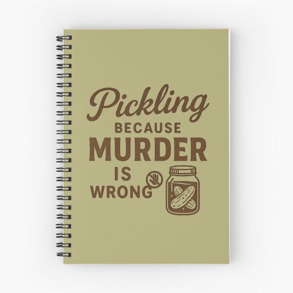 Item preview, Pickling Because Murder Is Wrong – Vintage Sepia Kitchen Design designed and sold by Meandmyshop.