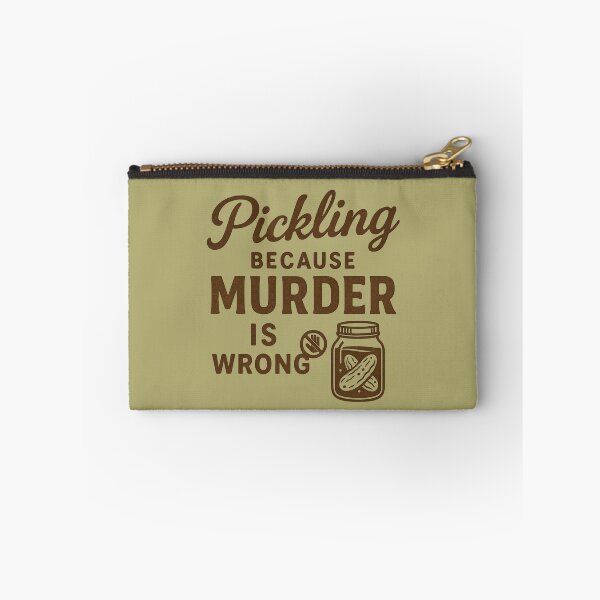Item preview, Pickling Because Murder Is Wrong – Vintage Sepia Kitchen Design designed and sold by Meandmyshop.
