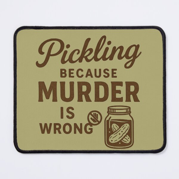 Item preview, Pickling Because Murder Is Wrong – Vintage Sepia Kitchen Design designed and sold by Meandmyshop.