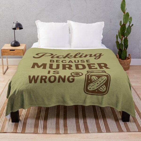 Item preview, Pickling Because Murder Is Wrong – Vintage Sepia Kitchen Design designed and sold by Meandmyshop.