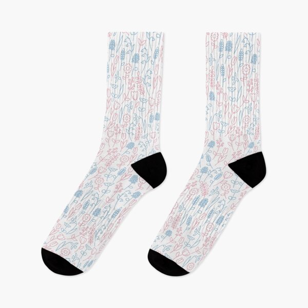 Item preview, pretty pastel little spring flowers designed and sold by winterpumpkin.