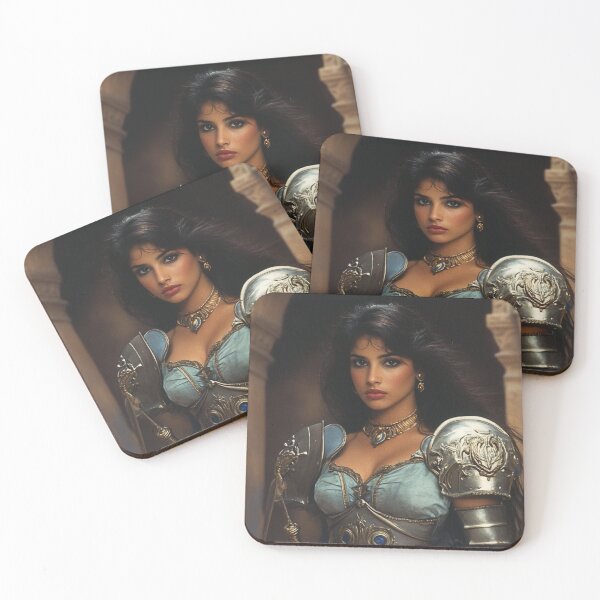 Item preview, Medieval Fantasy Jasmine Knight Art Print  designed and sold by Jaspersdigitalart.
