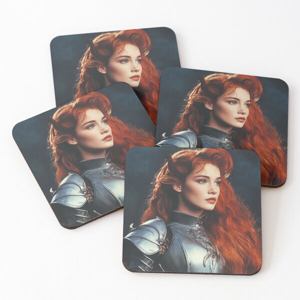 Item preview, Medieval Fantasy Ariel Knight Art Print  designed and sold by Jaspersdigitalart.