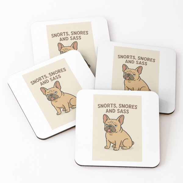Item preview, SNORTS, SNORES AND SASS designed and sold by DogMomDrip.