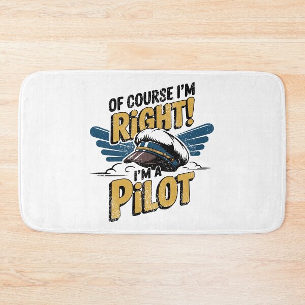 Item preview, Pilot Logic – Of Course I'm Always Right designed and sold by ArtByKatti.