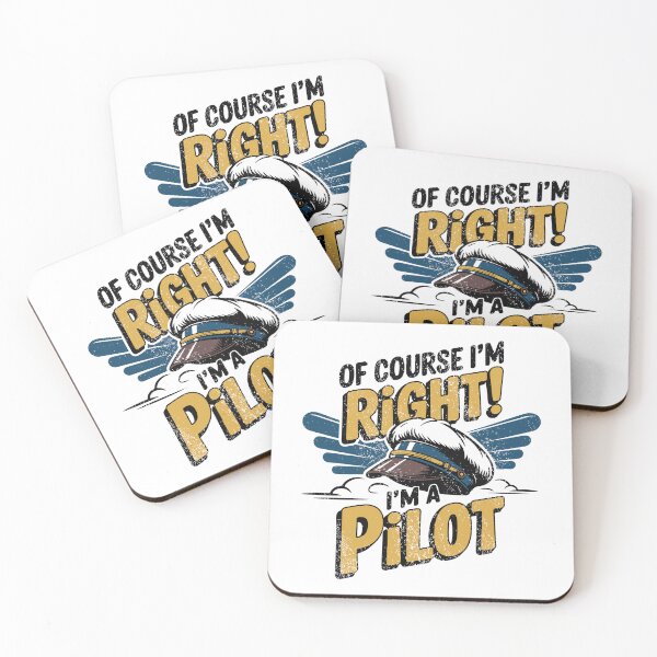 Item preview, Pilot Logic – Of Course I'm Always Right designed and sold by ArtByKatti.