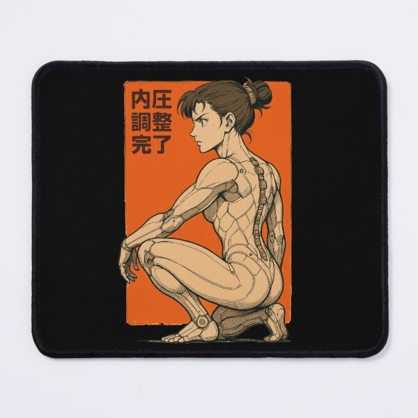 Item preview, Retro Cyborg Muscle Girl Vintage designed and sold by Hirvipelto.