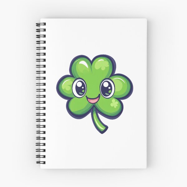 Item preview, Happy Green Lucky Clover Character  designed and sold by Mariana Shymkovych.