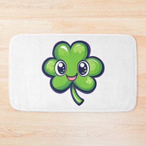 Item preview, Happy Green Lucky Clover Character  designed and sold by Mariana Shymkovych.
