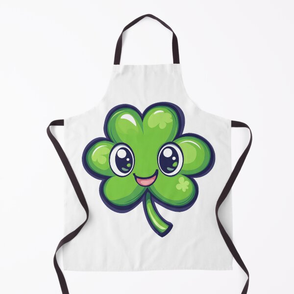 Item preview, Happy Green Lucky Clover Character  designed and sold by Mariana Shymkovych.