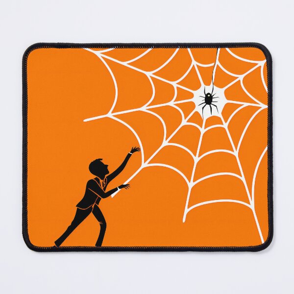 Item preview, Man Reaching for Spider on Large Web designed and sold by ART ATTACK ZONE.